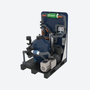 Plug and Swimpoolfilter, komplett på pall